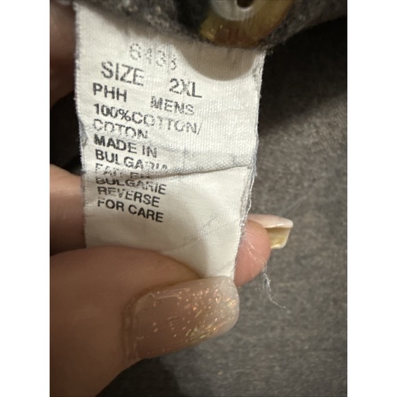 Woolrich Men Vintage 2XL Earth toned Long Sleeve Button Up Pocket Heavy Flannel - Picture 7 of 7